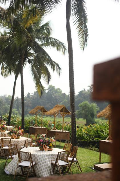 Tablescape and Lounge — Brunch decor — Alila Diwa Goa